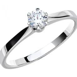 14K DONAU 0,30 ct VG Förlovningsring Vigselring