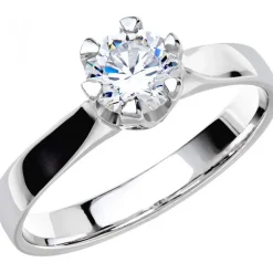 14K DONAU 0,60 ct VG Förlovningsring Vigselring