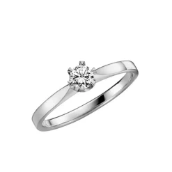 14K DONAU 0,25 ct VG Förlovningsring Vigselring