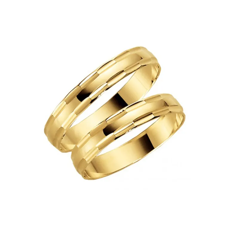 14K60-4 Förlovningsring Vigselring