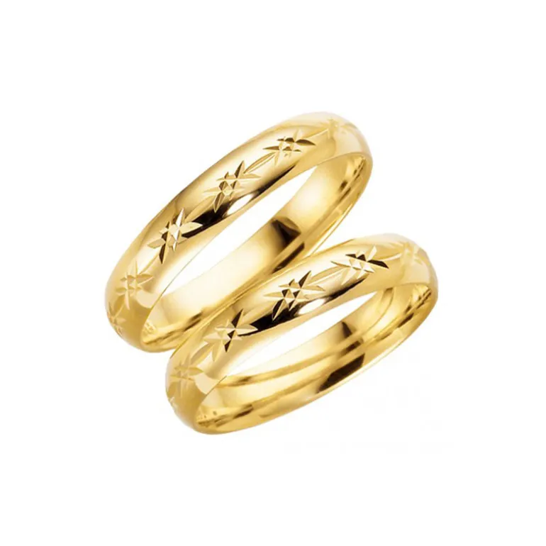 14K91-4 Förlovningsring Vigselring