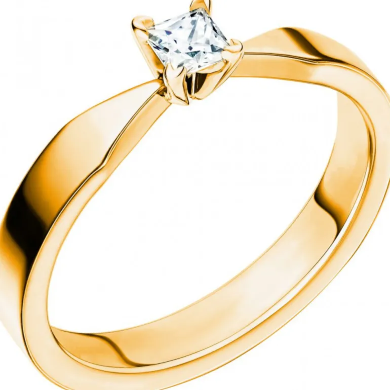 14K MAUI 0,20 Förlovningsring Vigselring