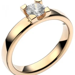 14K SEINE 0,40 Förlovningsring Vigselring