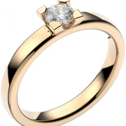 14K SEINE 0,30 Förlovningsring Vigselring