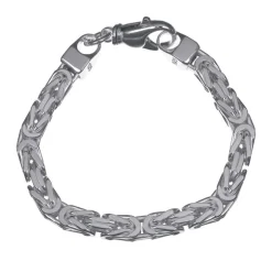 Kejsarlänk silverarmband 23 cm