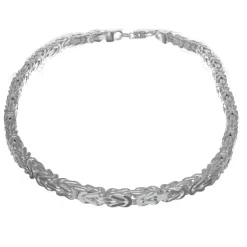 Kejsarlänk silverkedja 60 cm