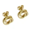 Knutar guldörhängen 18 karat 8 mm