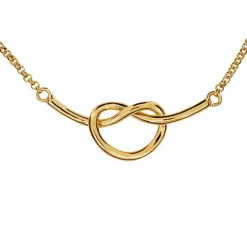Kärleksknut halsband äkta guld 18 karat