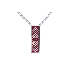 Krusbandssmycke röd