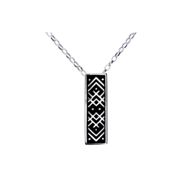 Krusbandssmycke svart