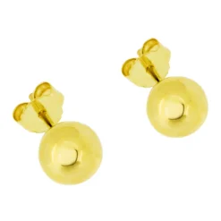 Kulor guldörhängen 6 mm