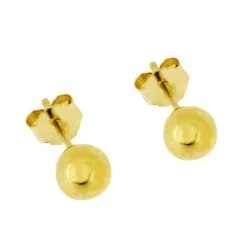 Kulor guldörhängen 5 mm