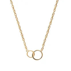 Les Amis drop necklace gold