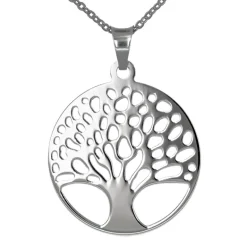 Livets träd halsband äkta silver