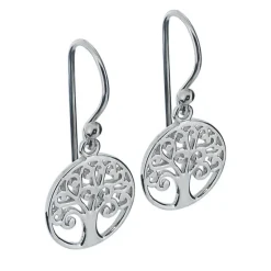 Livets träd örhängen äkta silver