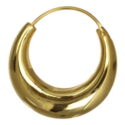 Loop hoops guldförgyllt äkta silver 30 mm