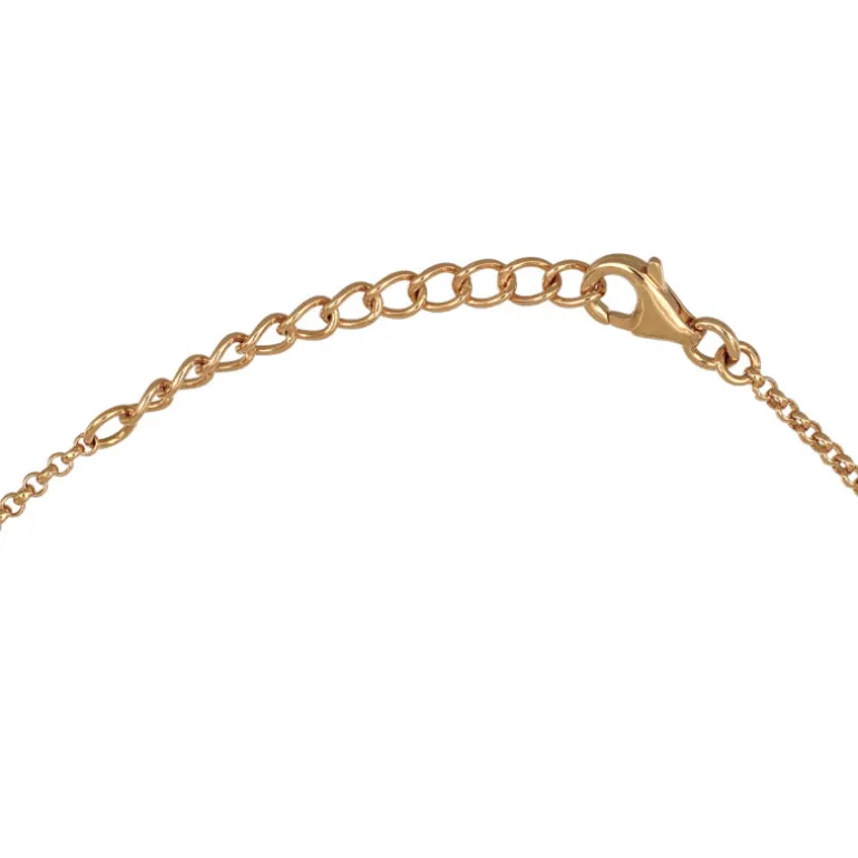 Mi Amor halsband två hjärtan äkta guld 18 karat