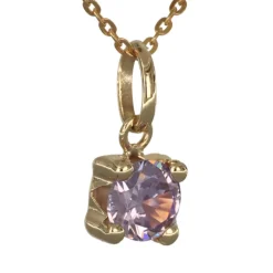 Månadssten halsband juni äkta guld 9 karat