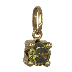 Månadssten smycke augusti äkta guld 9 karat