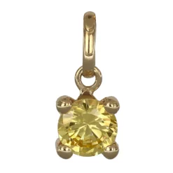 Månadssten smycke november äkta guld 9 karat