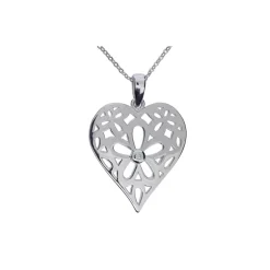 Ornament hjärta halsband