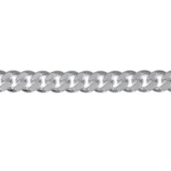 Pansarkedja halsband äkta silver 55 cm