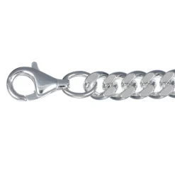 Pansarkedja halsband äkta silver 55 cm