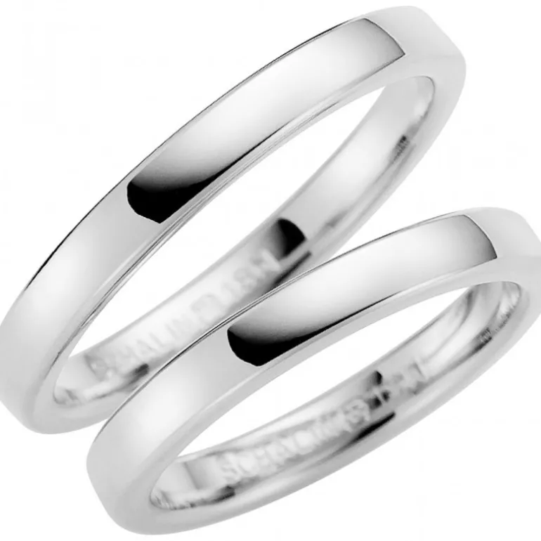 Platinaring 240-3 Förlovningsring Vigselring