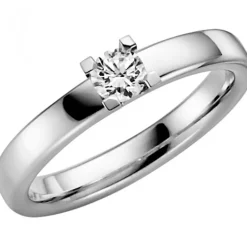 Platinaring SEINE 0,25 ct Förlovningsring Vigselring