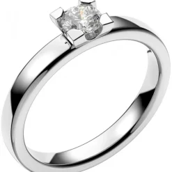 Platinaring SEINE 0,30 Förlovningsring Vigselring