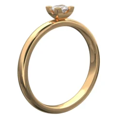 PLINTSBERG RG 18 KARAT 0,20 CT LABBDIAMANT