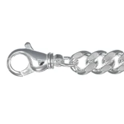 Silverarmband pansar äkta silver 21 cm