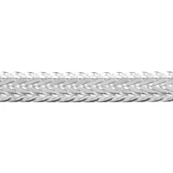 Silverarmband pressad rävsvans foxtail äkta silver 18 cm