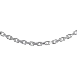 Silverkedja flackslipad ankar 45 cm