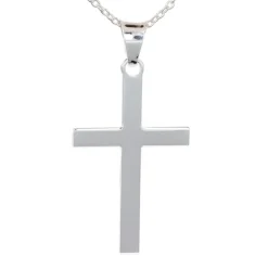 Silverkors halsband äkta silver