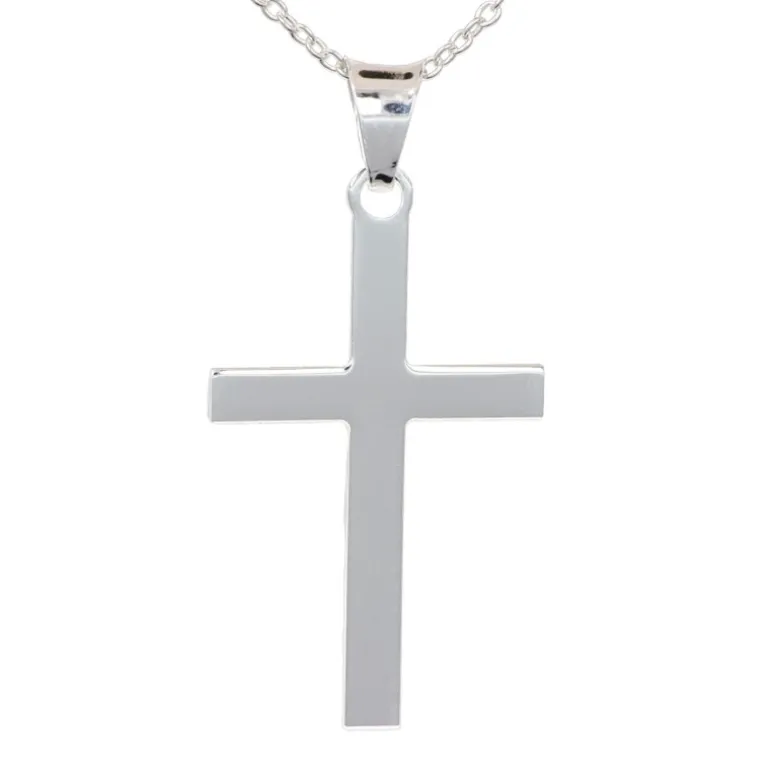 Silverkors halsband äkta silver