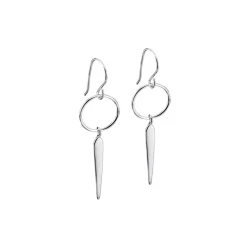 Silverörhängen spike