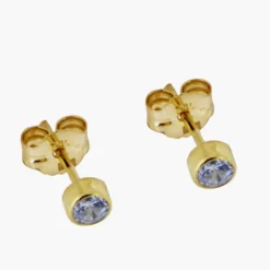 Små guldörhängen 18 karat