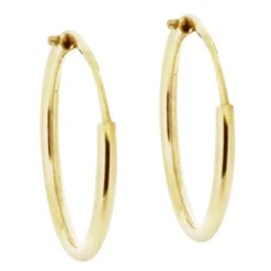 Små tunna ringar örhängen guld 18 karat