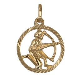 Stjärntecken skytten smycke äkta guld 9 karat