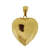 Stort guldhjärta berlock äkta guld 18 karat
