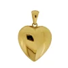 Stort guldhjärta smycke äkta guld 18 karat
