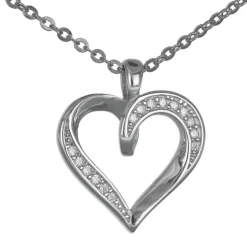 Sweetheart halsband med hjärta äkta silver