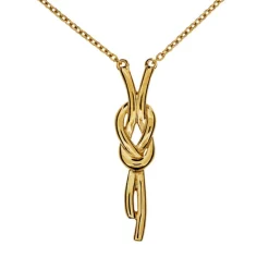 Vänskapsknut halsband äkta guld 18 karat